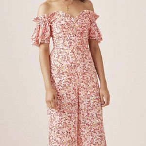 Finders Keepers Faded Floral Jumpsuit